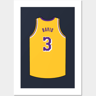 Anthony Davis Los Angeles Jersey Qiangy Posters and Art